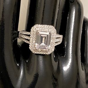 NWOT Cubic Zirconia & Sterling Silver Ring